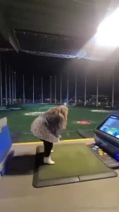 What would your reaction be if you saw me last night at top golf lol