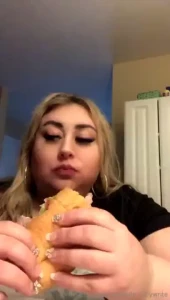 Midnight snack subway stuffing moo full belly in last video part 2