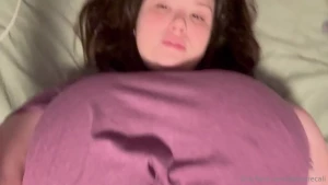 Started off on my back for you ended up on my tummy showing you how i