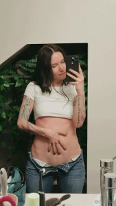 One of my favourite white t s - it makes my tits look perky asf it s