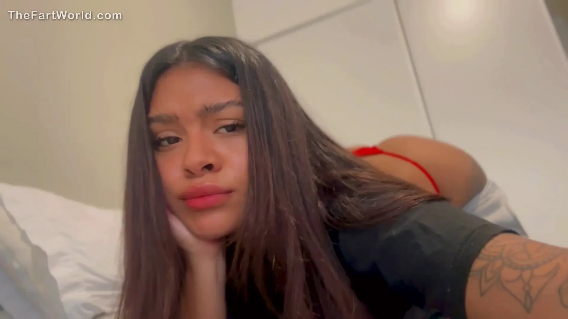 Mila s farts feel so good coming out that they make her eyes roll like 