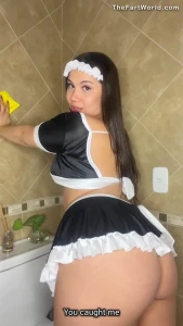 Melody is your gassy maid that found out how much you like her farts