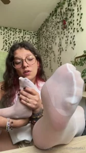 Do you like to smell nylons and jerk off watch this video and do as i