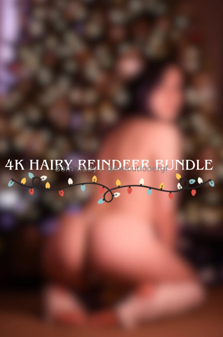 Happy hairy pussy holidays hehe 3months of bush grown out for these 