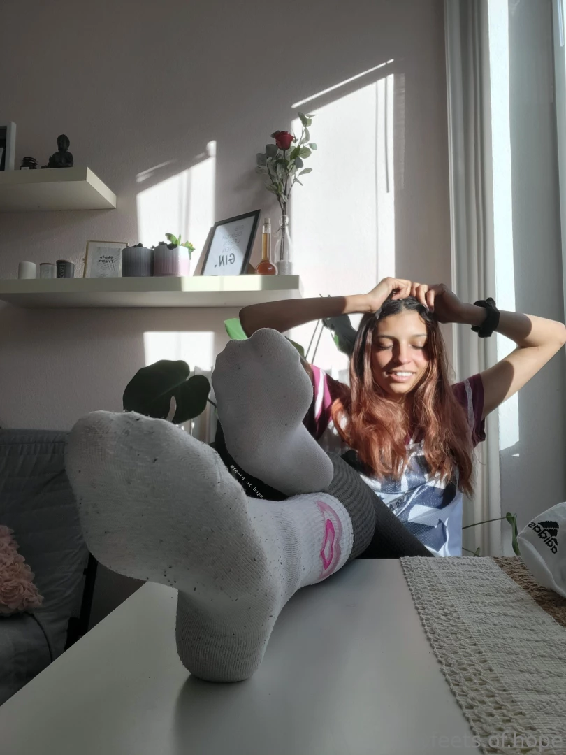 Can you imagine anything better than sniffing at my sweaty soles after part 1 