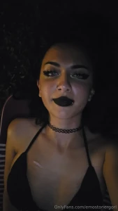 Black lipstick dirty thoughts and a throat you ll never forget