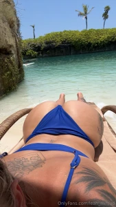 Lets tan together in bora bora lol