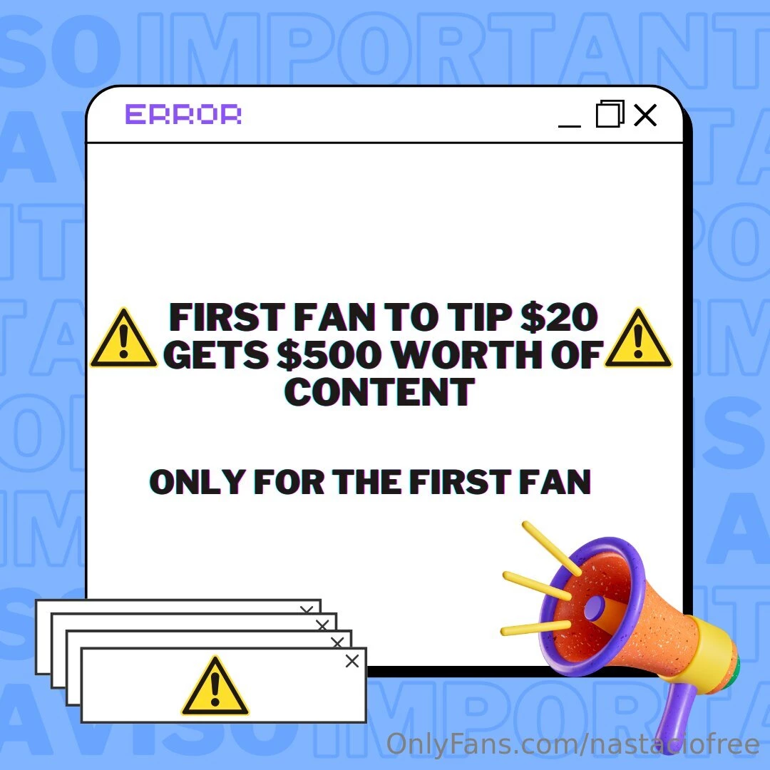 First fan only sent to you immediately part 1 