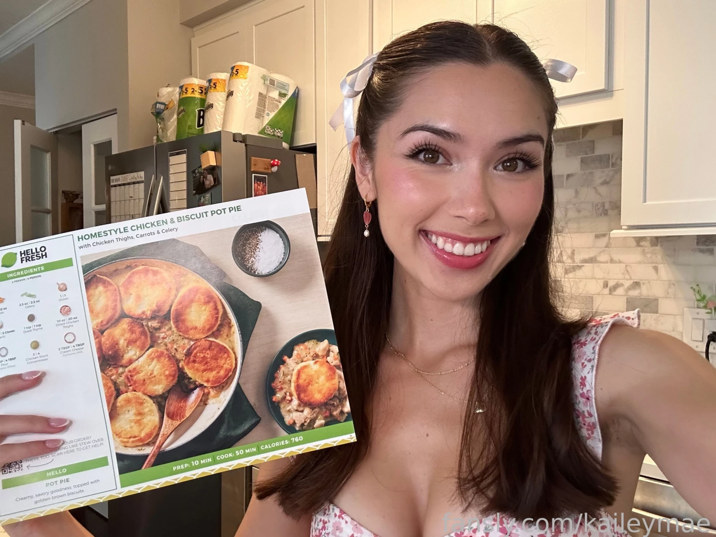 Made a yummy chicken biscuit pot pie on stream last night that i was part 1 