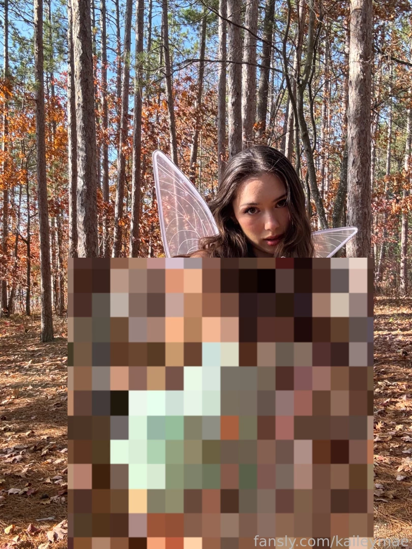This fairy is trying to seduce you with her forest magic is it working 