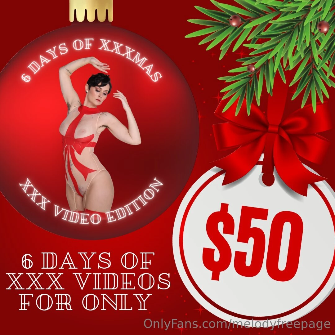 The 6 days of xxxmas a new naughty video every day leading up to 