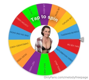 Spin the wheel feeling lucky what xxx prize will you win tip this post