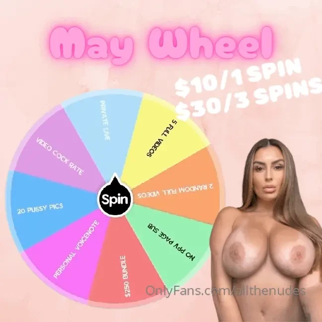 10 - 1 spin 30 - 4 spins 