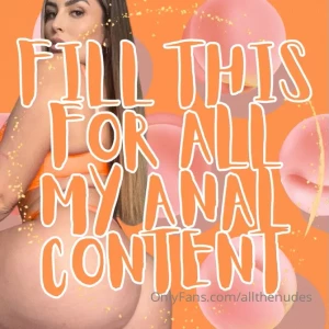 allthenudes - Fill this up and watch me fill my ass up a ton part 1 