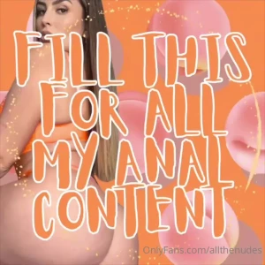 allthenudes - Fill this up and watch me fill my ass up a ton part 2 