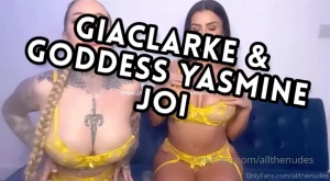 allthenudes - Goddess yasmine amp giaxclarke give you the biggest orgasm of your 