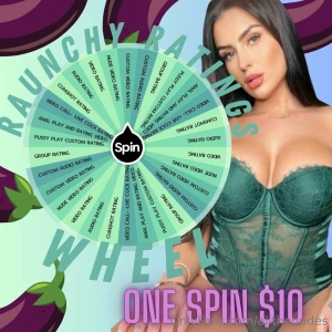 Raunchy ratings wheel spin 10 for a spin so many raunchy rates up for
