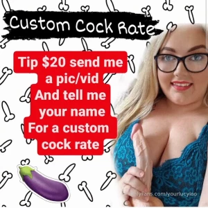 yourlucyloo - Tip me 20 send me a pic vid and tell me your name for a custom cock 