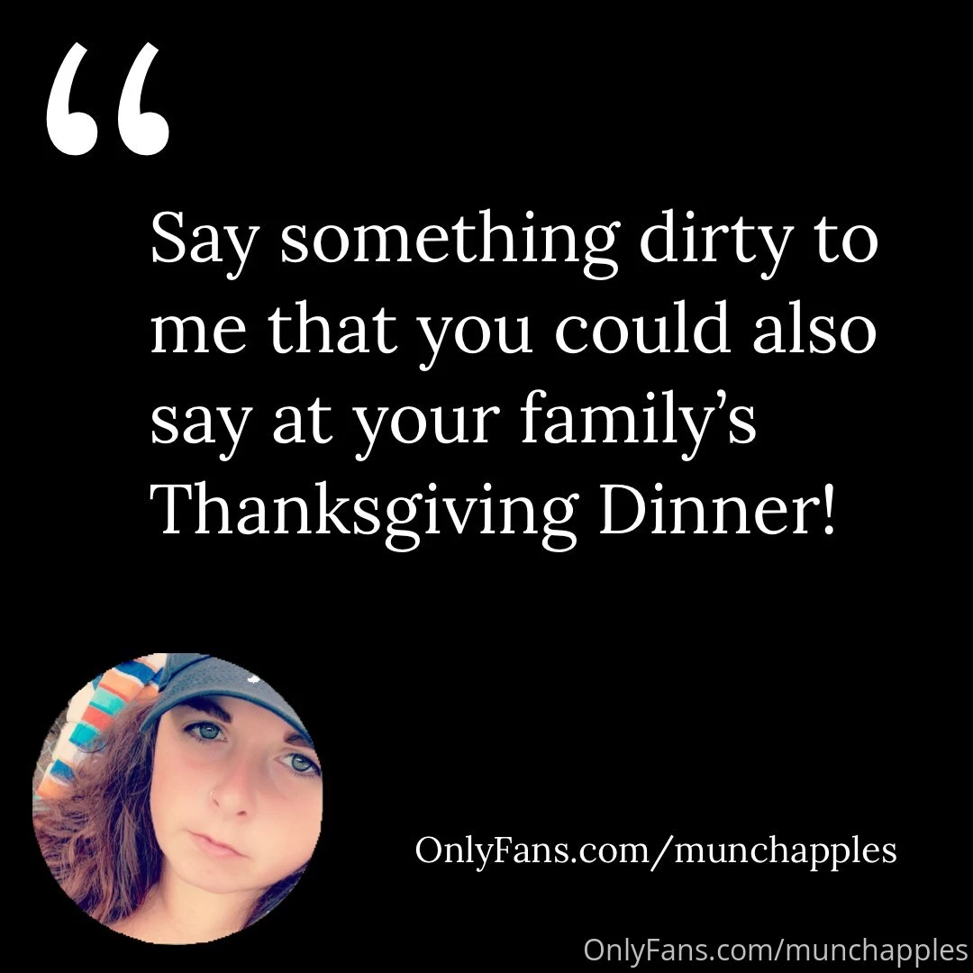 I can t wait to hear what you have to say to me 