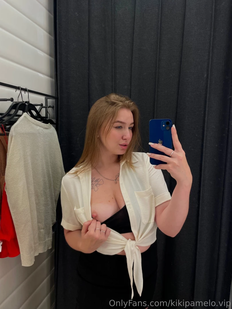 We re together in a closed dressing room i start to take off my 