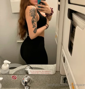 Mile high club i m topless for you and just in a cute red thong at the