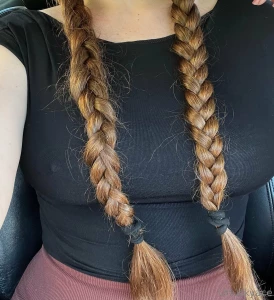 Would you grab onto these braids hope you wouldn t mind me going part 1