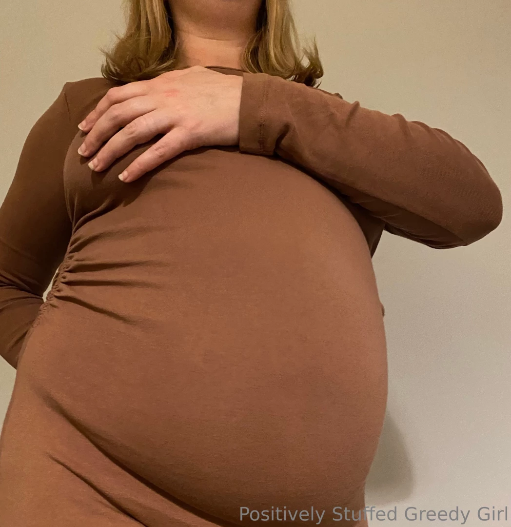 Not worn this dress in a while feels great against my belly it may part 1 