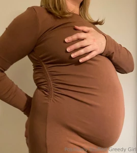 Not worn this dress in a while feels great against my belly it may part 4