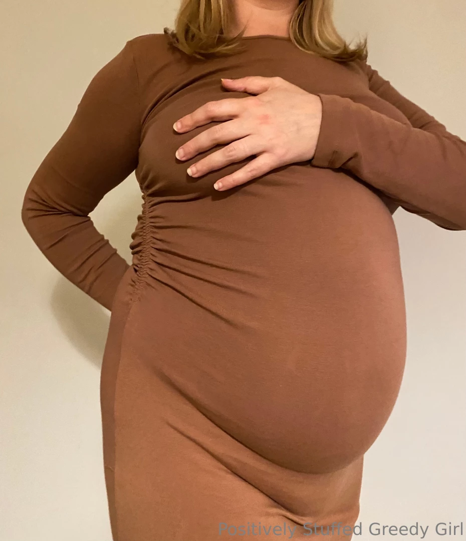 Not worn this dress in a while feels great against my belly it may part 7 