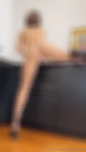 I m so horny i put my leg on the table and play with my pussy and my part 1