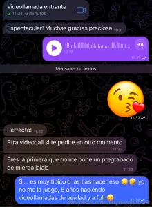 Rese as de chicos en videollamadas