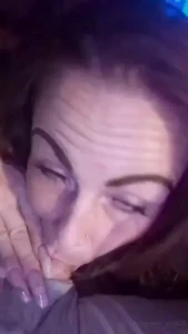 I enjoyed swallowing his cum would you rather watch me spit or swallow part 1