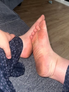 My dirty sweaty feet need some love any takers part 2