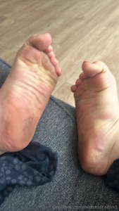 My dirty sweaty feet need some love any takers part 1