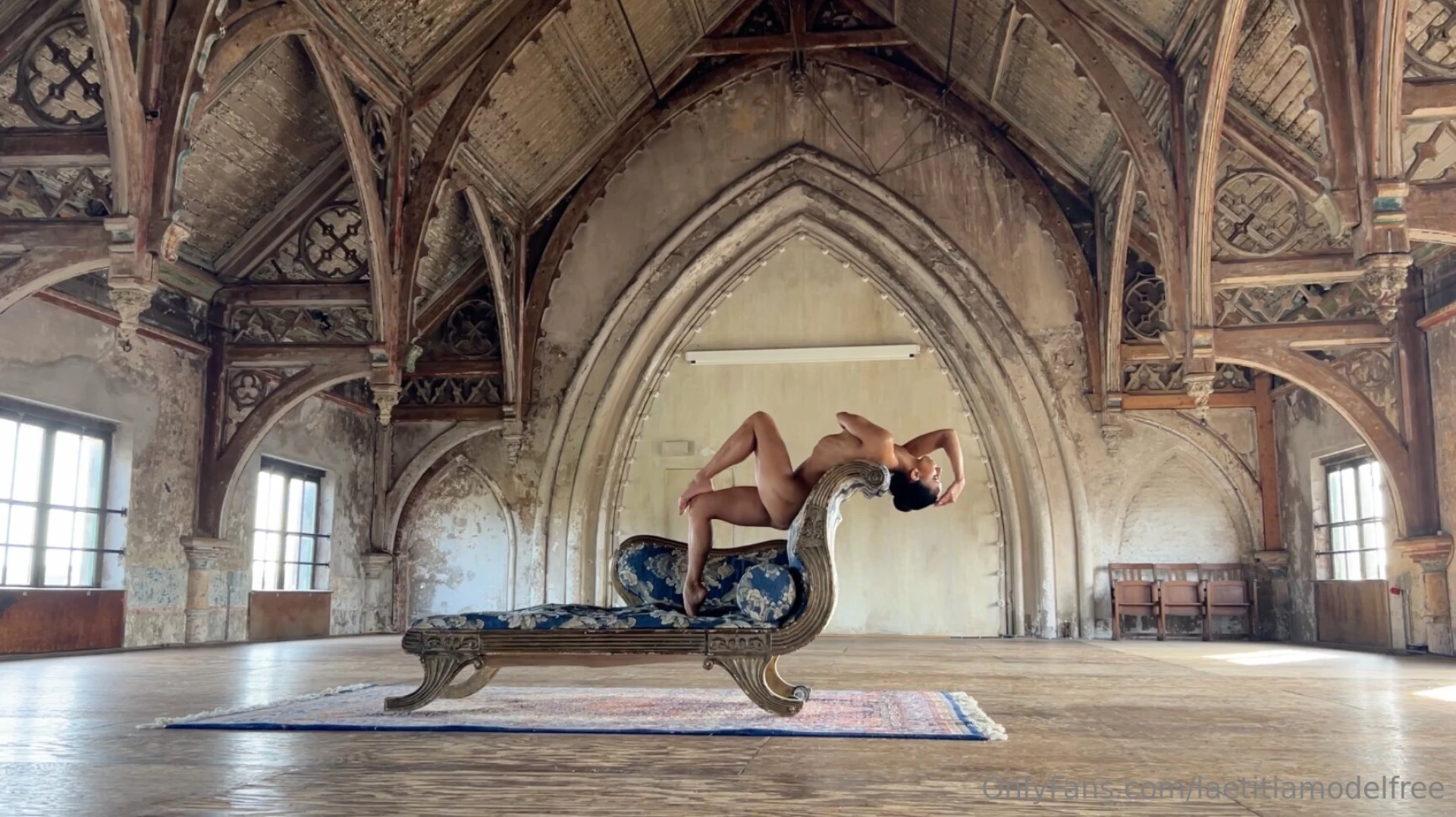 New nude behind the scenes video this rooftop church location in the 