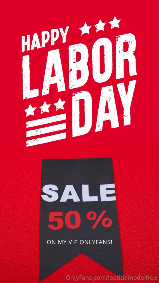 Labor day weekend discount 50 off to my vip onlyfans account 