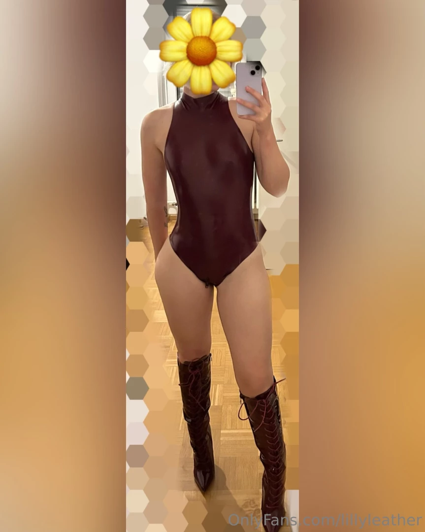 Love my new latex body in whine red 