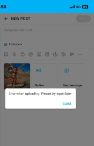 How funny i can post this but it s not letting me upload any videos