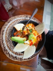 After we worked out at the gym we grabbed a bite to eat during brunch part 3