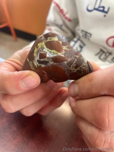 When i asked my brother sam to pick out a rock from up north in