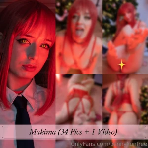 Be a good puppy - christmas makima - 34 hd photos and a 2 minute video