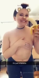 It s just a banana tip if you wish it was you tho
