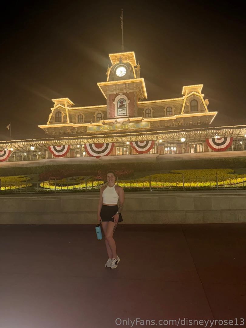 After a day at magic kingdom it s shower time join me on disneyyrose 