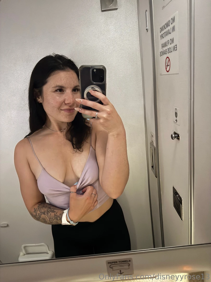 Airplane nudes are going on xxx page disneyyrose today 