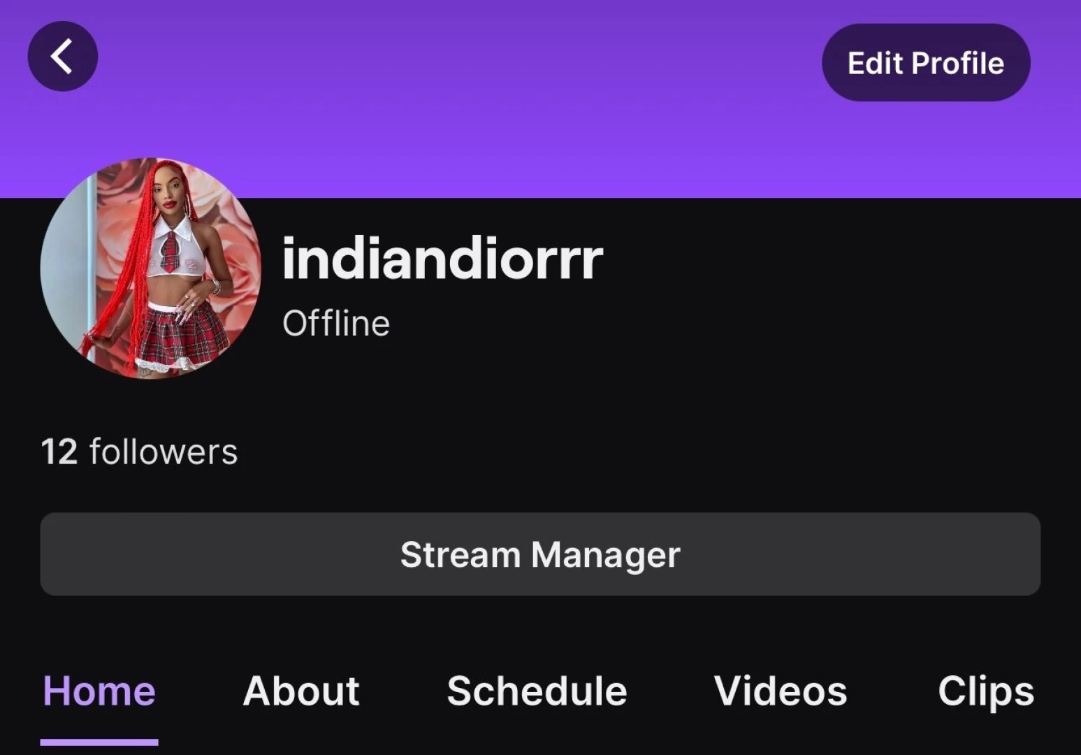 I m on twitch you can follow me i ll be going live soon 