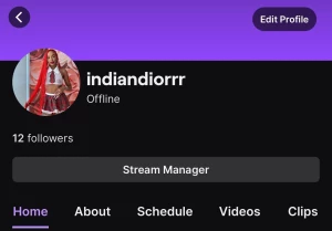 I m on twitch you can follow me i ll be going live soon