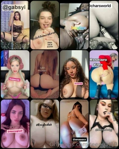 Gabsyi debbieecakess juicylippz charsworld isapecas katiefreckles1