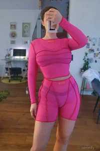 What about a photoset in this outfit but with no lingerie underneath part 1