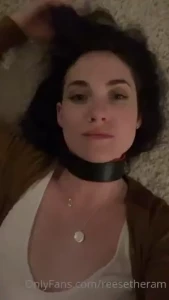 My sleep collar makes me feel sooo safe