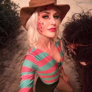 I went all out with the makeup for my freddy krueger costume nightmare